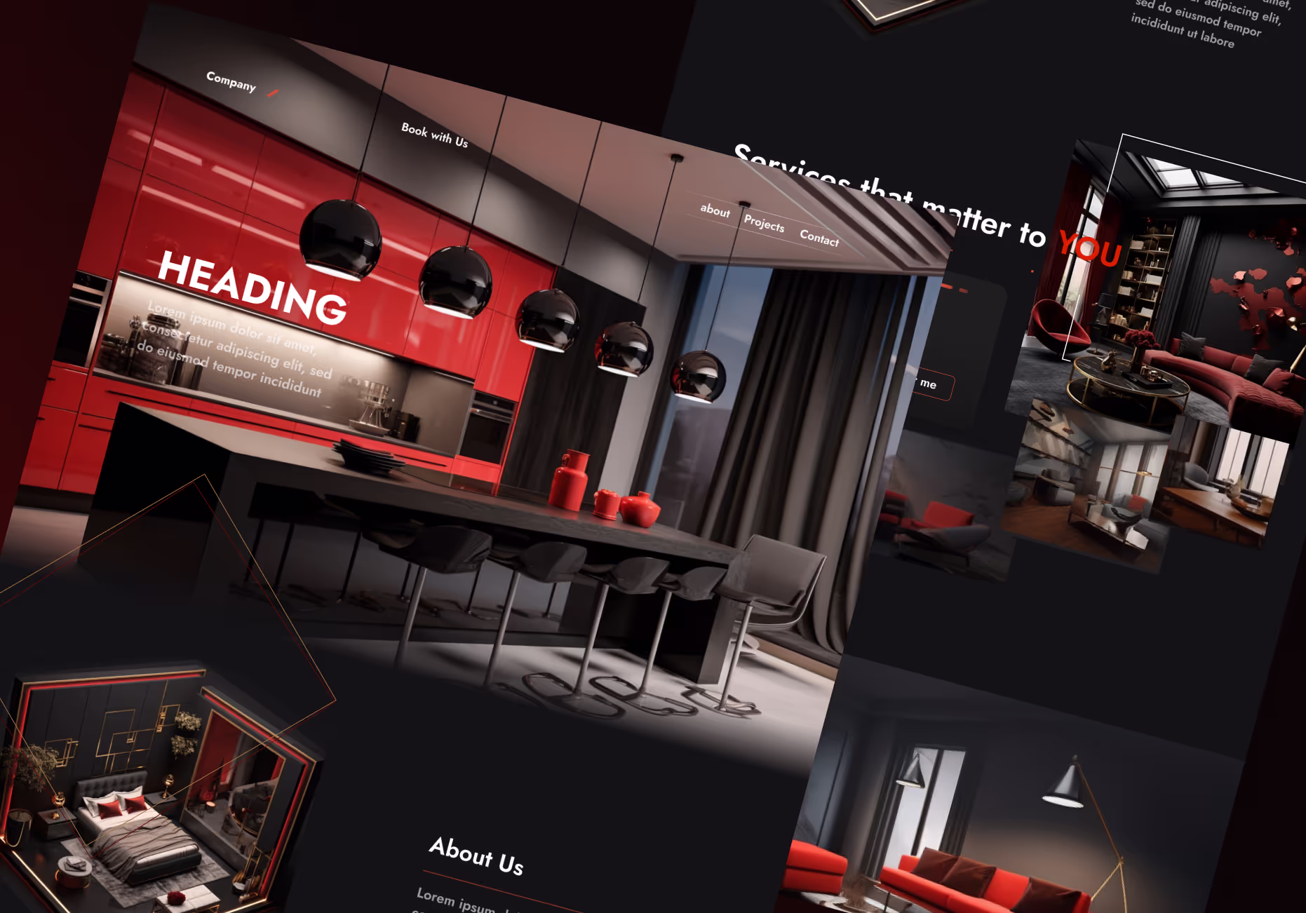 Real Estate Landing Page showcase